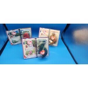 2000 Vintage McDonald's Happy Meal - Dinosaur Trio - NIB Beanie Babies